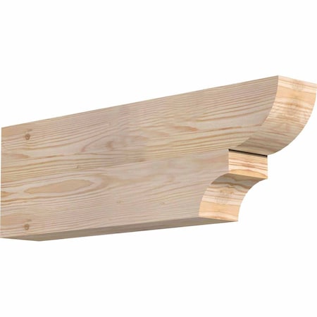 Ekena Millwork Ridgewood Smooth Rafter Tail, Douglas Fir, 3 1/2"W x 8"H x 24"L RFT04X08X24RID00SDF